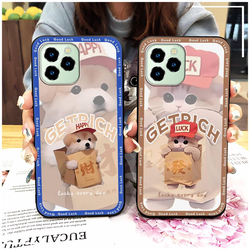 TPU Couple Phone Case For Oukitel C21 Pro Soft case Cartoon Cute Fashion Design Dirt-resistant Protective Anti-dust