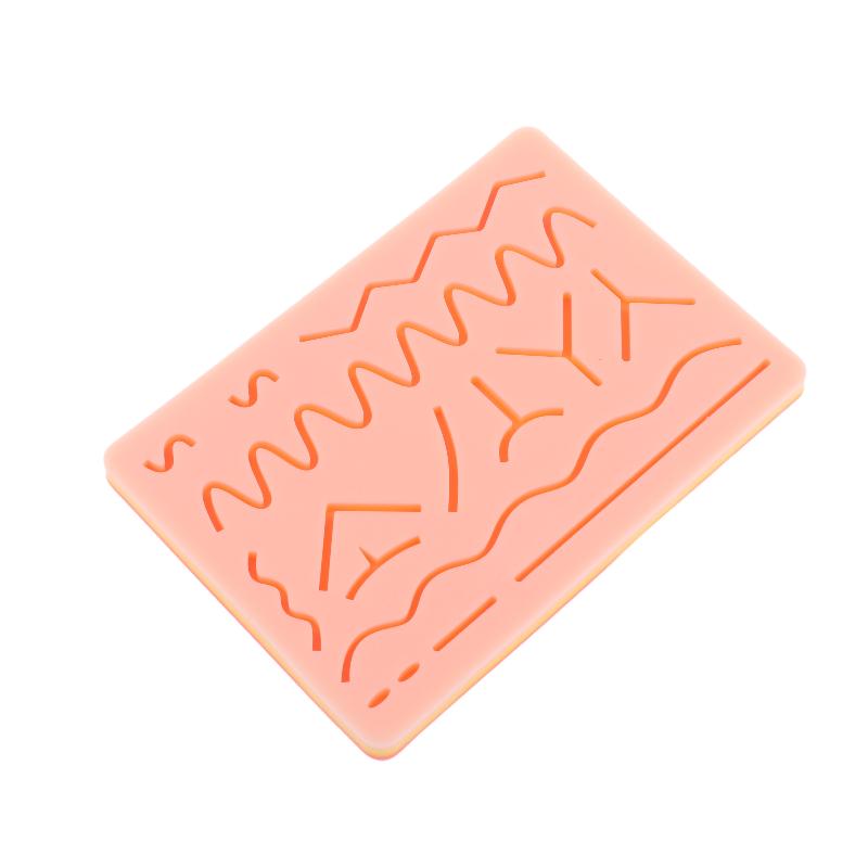 Reusable Silicone Skin Suture Model – Y-Shaped Traumatic Wound Pad for Professional Suturing Training & Practice