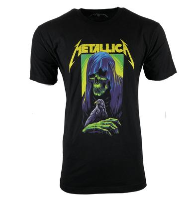 Μπλουζάκι με λαιμόκοψη Metallica Crew Hof Osm Rock Bank Μαύρο μπλουζάκι Unisex