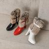 Women's Winter Ankle Boots with Warm Fur