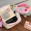 Portable Dopamine Color Pencil Case Multi-functional Large-capacity Stationery Pouch Stationery Storage Bag Students Gift