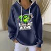 Women's Fashion Casual Christmas Angel Print Pullover Long-Sleeve Sweatshirt