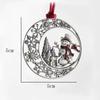 Solid Pewter Christmas Tree Ornament Christmas Decoration Hanging Ornament Home Decoration