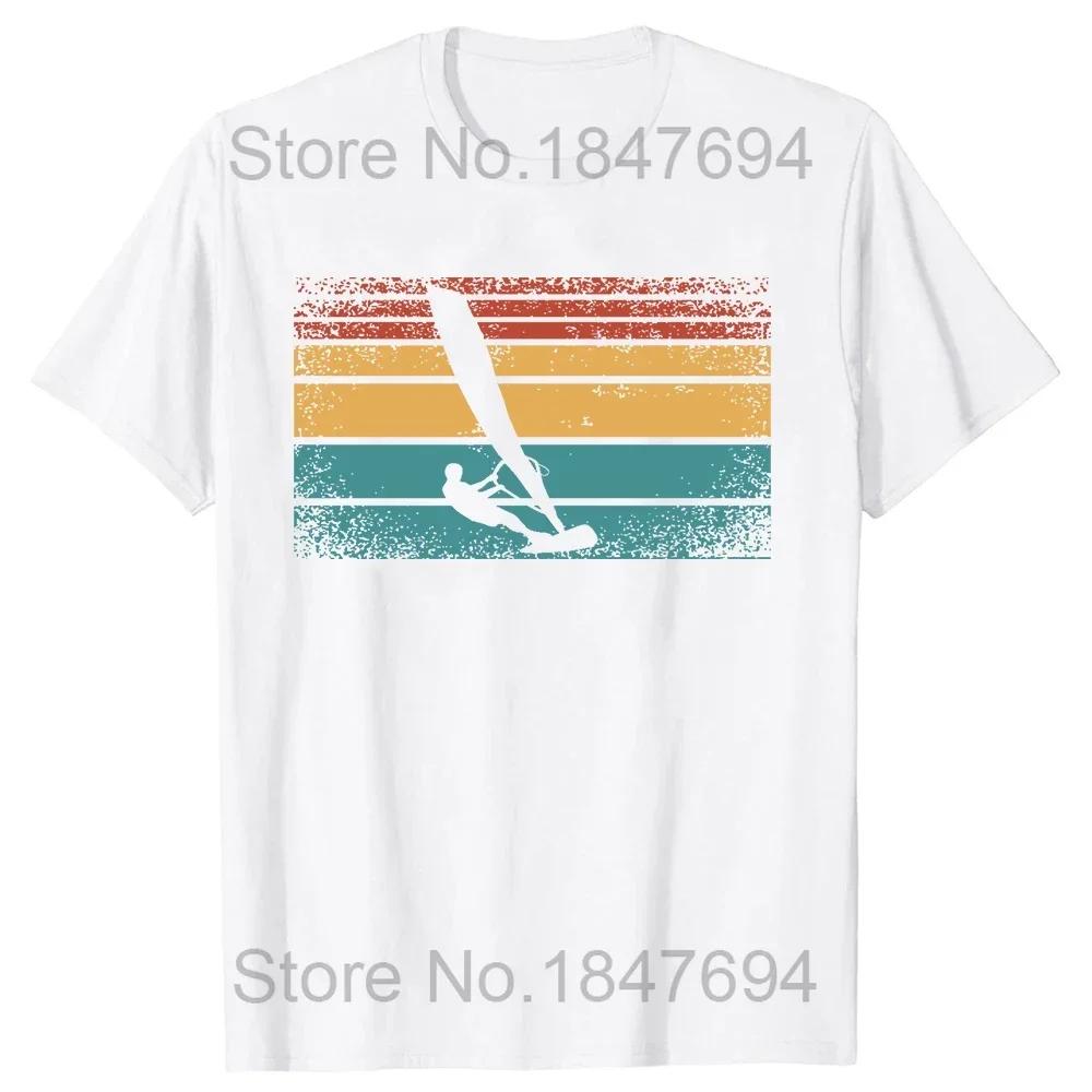 Never Underestimate An Old Man with A Windsurf T Shirt Born To Kite Tee Shirt Windsurfing Gifts T-shirt Kitesurfer Tshirt