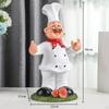 Bottle Holder Resin Crafts Table Statue Creative Storage Stand Rack for Countertop Kitchen