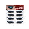 Yousheng 4Pairs/Set Eyeliner Sticker Glue-Free Self-Adhesive Colorful Fashion Beauty Makeup Eyeline Sticker for Female