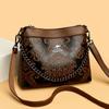 Fashion Embossed Chain Bag - Women's Single Shoulder Bag - Casual Crossbody Bag