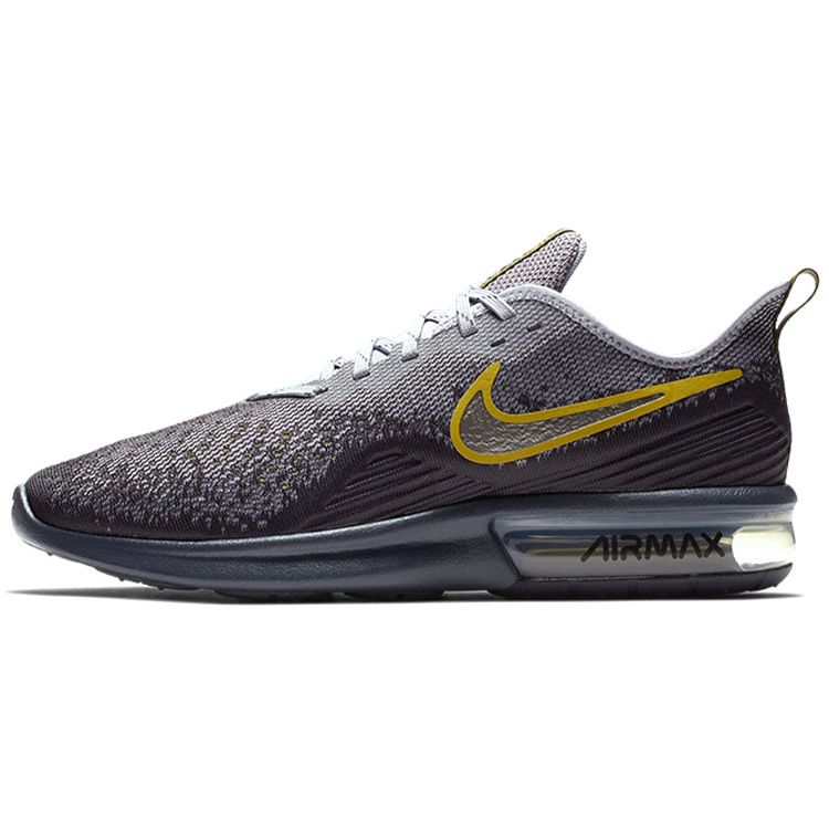 Nike Air Max Sequent 4 Gridiron Men Sneakers Grey Metallic-Pewter AO4485-003