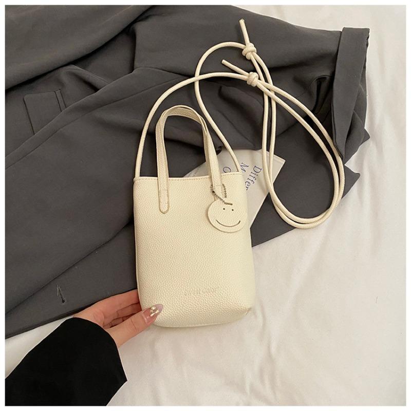 Fashion Solid Color Simple Casual Versatile Summer Popular Fashion Handbag Premium Vertical Shoulder Messenger Bag