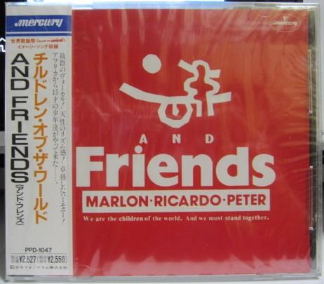 

CD AND FRIENDS - Children Of The World PPD1047PROMO Mercury 1989 Japan ObiPop Used