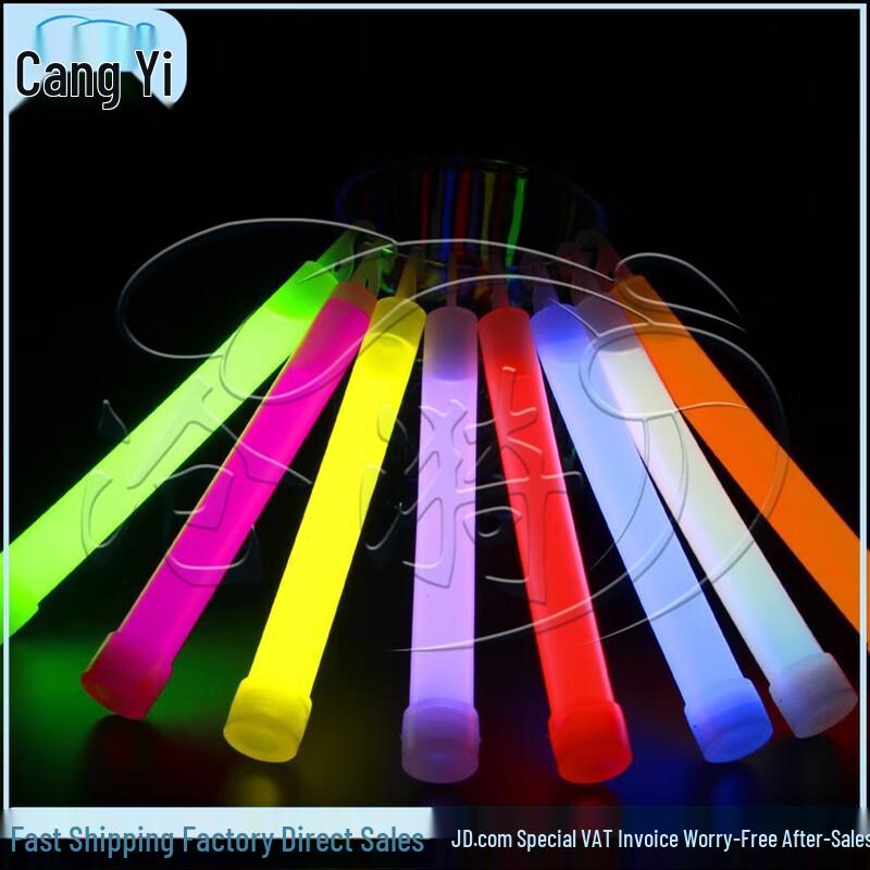 6-inch Emergency Glow Sticks with Hooks