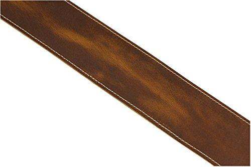 Fender Strap Leather Tan Broken-In Strap, 2.5"