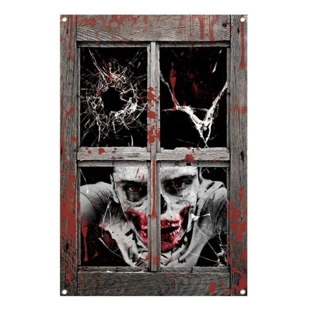 

Clear Printing Window Cover Fade-resistant Tablecloth Dust Covers Banner Room Poster Gifts 120x80cm