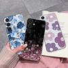 Case For Samsung Galaxy S25 FE Plus Ultra Clear Painted Flowers Back Cover For Samsung S 25 Ultra Soft Shockproof Phone Cases