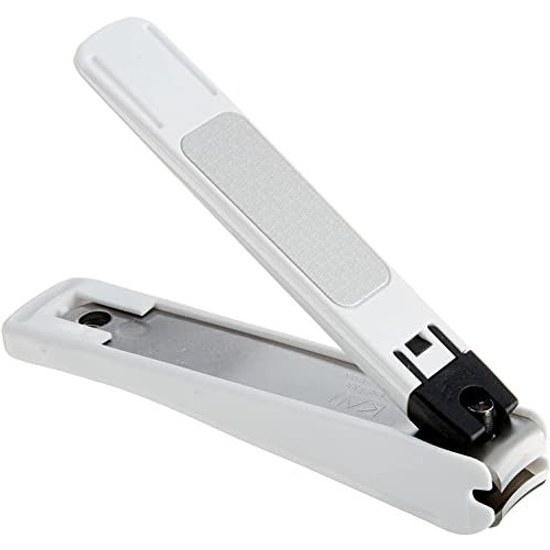 KAI Nail Clipper Type 001 M White Curved Blade Made Japan KE0122
