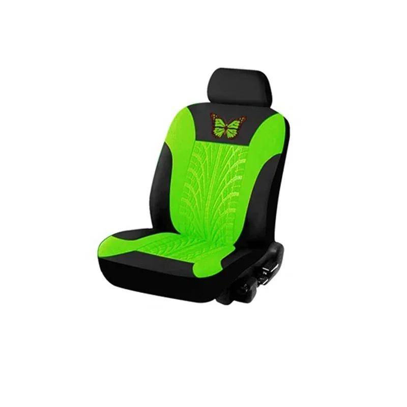 Funda de Asiento de Coche Juego Completo, Funda de Asiento para Coche Bordada con Patrón de Mariposa Universal