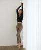 Debiweeo T-Lab V-Crop Long Sleeve Tee Devi-T0068-Black
