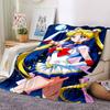 1pc Moonlit Sailor Magic flannel Blanket for Super Soft Cute Comfort Blanket for Travel Bedding Couch Sofa Blanket Y73025