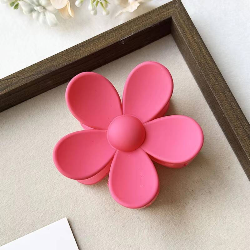 Fashion Flower Hair Claws Clips For Women Girls Sweet Large Hair Clip Clamp Ponytail Hairpins Hawaiian Hair Accessories Headwear
