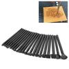 20Pcs Stamping Punch Tool Set Leather Working Saddle Making DIY Leather Craft Carving Stamper