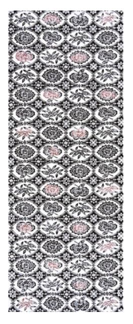 

Todaya Shoten Tenugui Hand Sasagiku Peony Niwa-zome (Japanese Towel) - T-129 білий