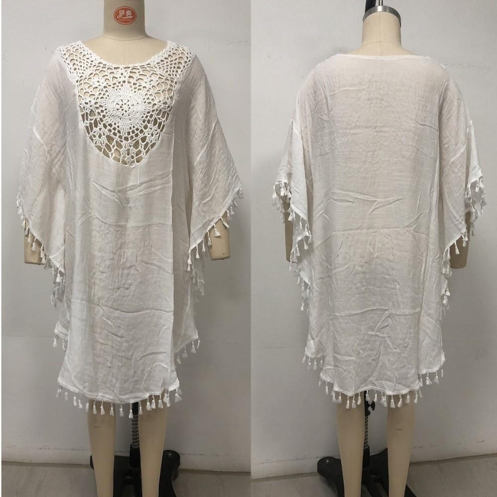 Loose Summer Sunscreen Smock Square Neck Bikini Cover-Ups Fashion Beachwear Shirt for Women