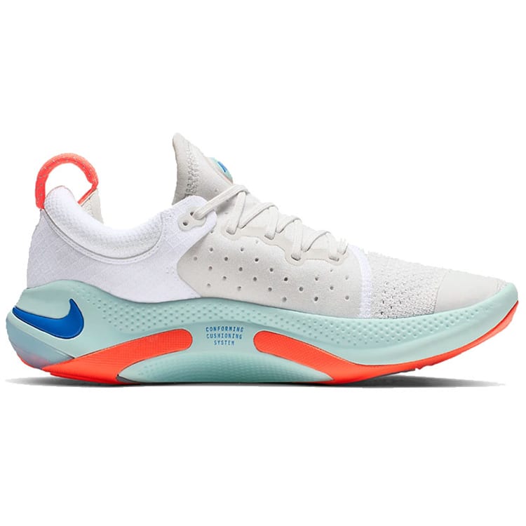 Nike Joyride Run Flyknit White Bright Mango Racer Blue Women's AQ2731-100