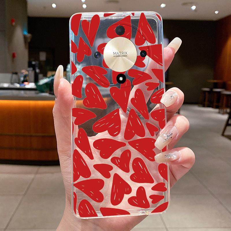 Casing For Honor X9b X9a Magic 6 5 Lite 5G Luxury Dragon Cute Cool Boys Girls Transparent Soft silicone Back Cover Phone Case
