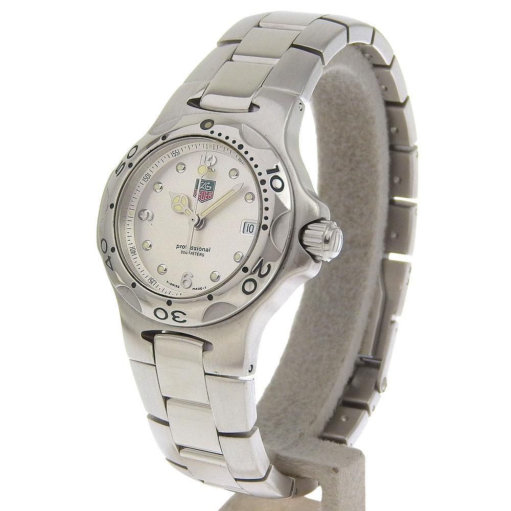 Tag Heuer Kylium Watches WL1314 SilverDial Stainless Steel Quartz Analog Display Women Used
