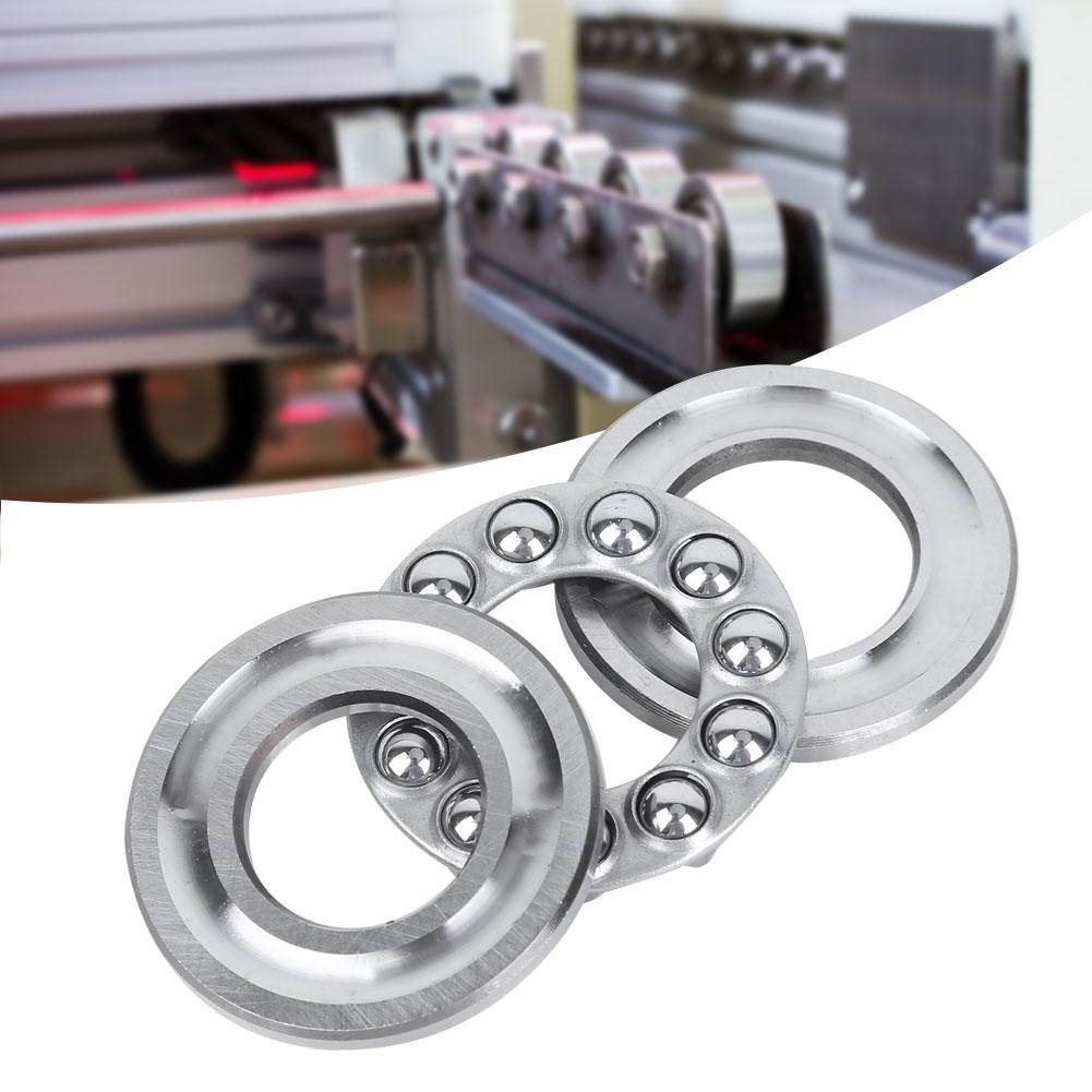 5 τεμ. 51204 Αξονικό Σφαιρικό Ρουλεμάν Θραστ Πλακέ Πίεσης Μονής Στήλης Κυλινδρικό Βιομηχανικά Αξεσουάρ