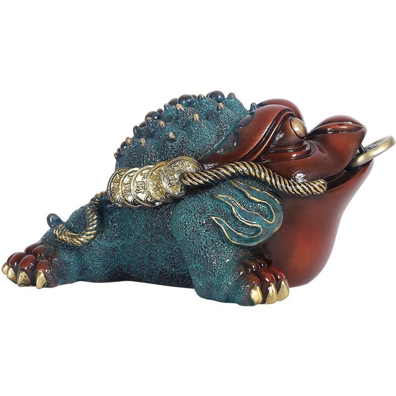 Color Bronze Golden Toad Decoration Office Home Craft Gifts