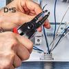 Allzweck-Werkzeugsatz, vielseitig, robust, multifunktional, Zangensatz mit ergonomischem Griff, austauschbares Handwerkzeug, Crimpzange