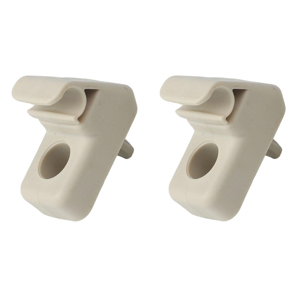 2 Pieces Sun Visor Holder Mount 735411088 Designed for Fiat Grande Punto Car Interior Accessory ABS Construction