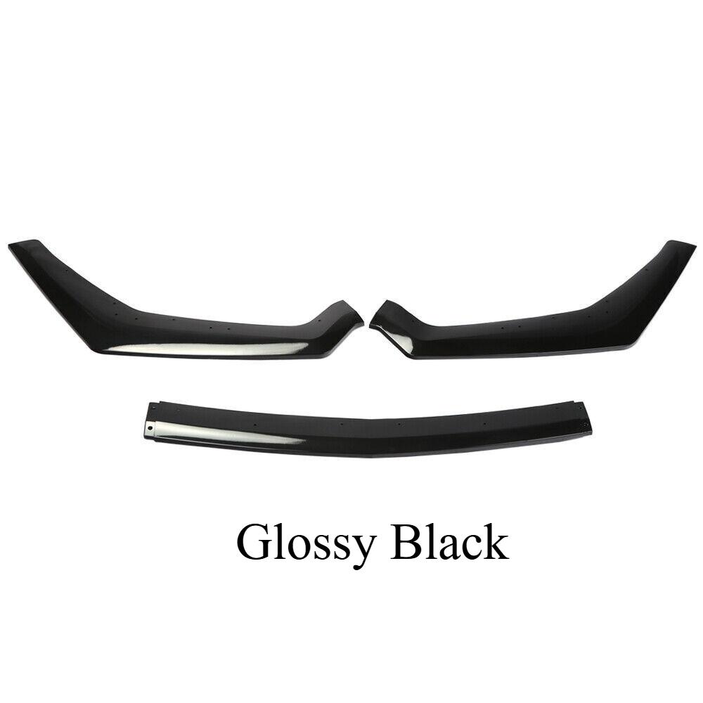 Front Spoiler Lower Lip Splitter For Ford Mustang 2018-2020 Black GT Style Front Blade Splitter Car Ornament Accessories