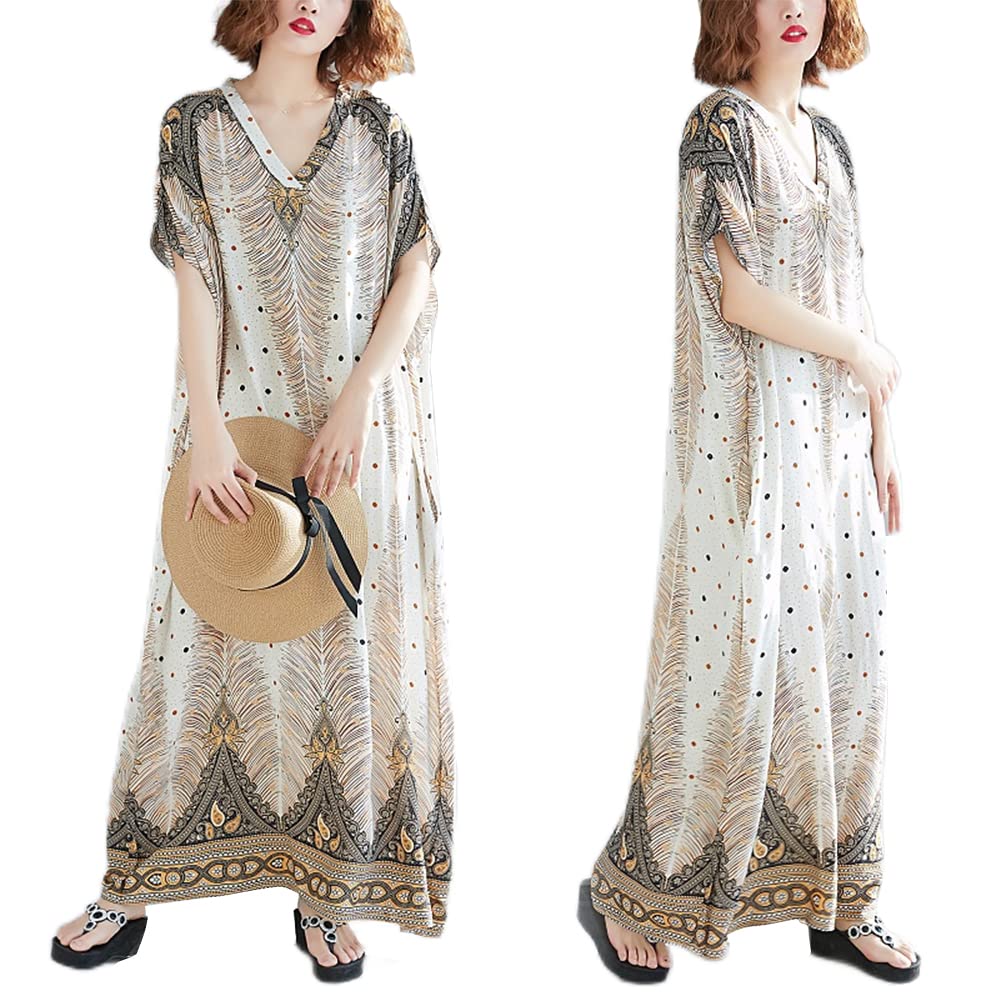 

YUNHEN Макси Шорты Плюс Оверсайз Летняя Домашняя Одежда как показано в Женском Платье, Рукав, Оверсайз, Бохо, Размер, Силуэт, (Свободный размер, картинка)