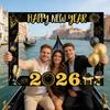 New Years Props Funny Photography Backdrop Black And Gold Handheld 2026 New Years Eve Photo Props For Women Family Kids Indoor