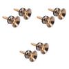 2pcs Guitar Pegs for Acoustic Electric Bass Ukulele Guitar Strap Buckle Lock Pins Metal Guitar Strap Buckle Button