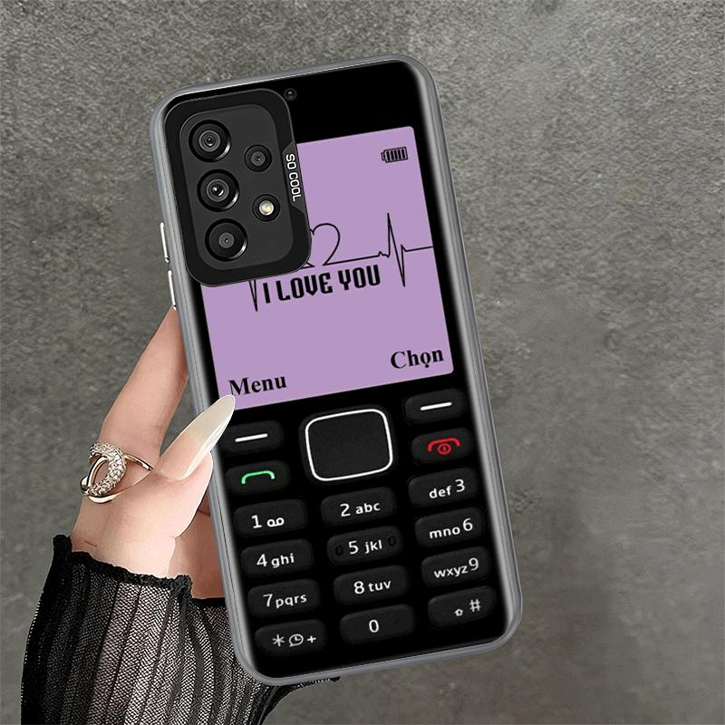 Funny Retro Callphone Shockproof Phone Case for Samsung A17 A16 A15 A14 A37 A57 A36 A56 A26 A35 A55 A25 A34 A54 A24 A13 A23 A33