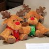 Christmas Scarf Elk Doll Plush Toy Deer Sika Deer Doll Girl Company Soothing Doll