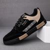 Mode Herren Flache Freizeitschuhe Druckdesign Große Größe 38-47 Herren Skateboard Schuhe Outdoor Sport Laufschuhe Herren Leder Sneaker2025