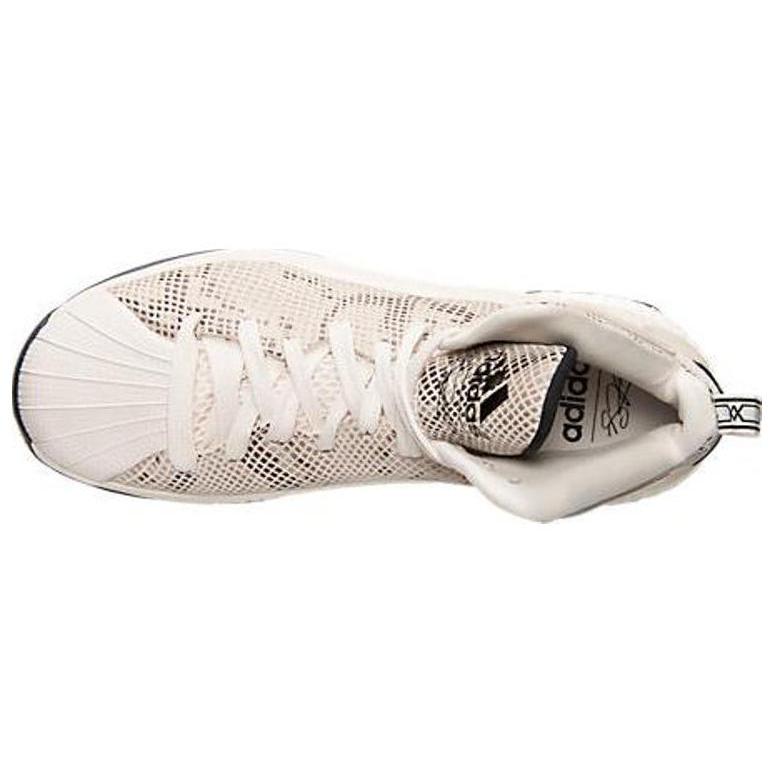 New Adidas D Rose 5 Boost White Tan Snakeskin C77249