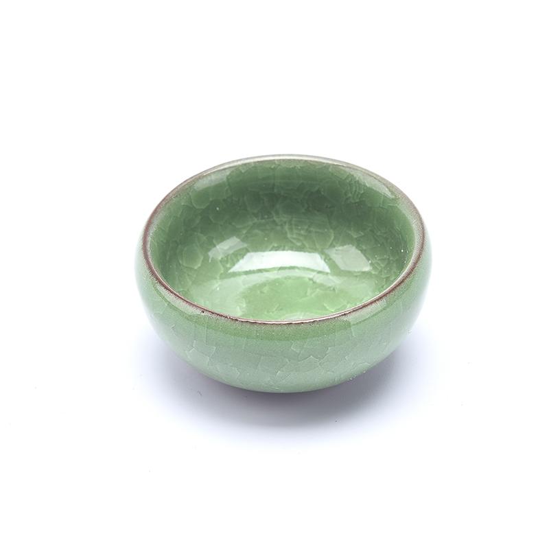 

Cute Ice-Crack Glaze Flower Ceramics Succulent Planter Mini Pot Garden Flowerpot For Home Office Decor Plant Pot светло-зеленый