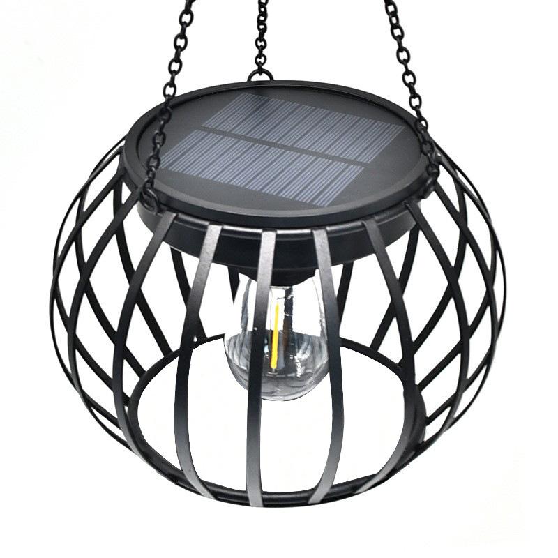 Solar Pumpkin Hanging Lantern IP65 Waterproof LED Light Indoor Outdoor Garden Yard Patio Decor Lamp