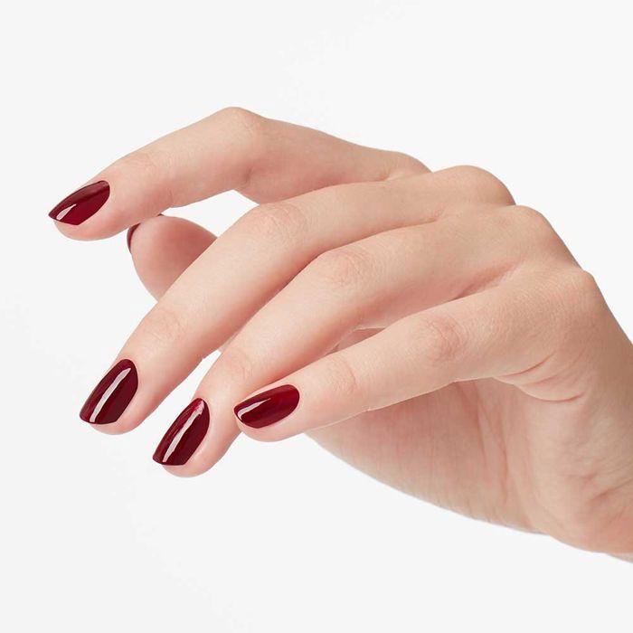 Vernis à ongle - opi - nail lacquer malaga wine - rouge - tenue 7 jours - 15ml