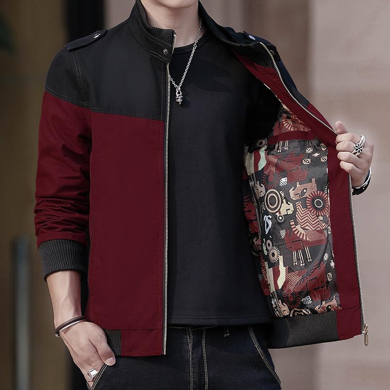 

Осень Зима Мужская Куртка Повседневная Мужская Верхняя Одежда Ветрозащитные Теплые Пальто Воротник-стойка Куртки-униформа Мужская Брендовая Одежда S