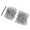 100pcs Double  Skirting Thread Seamless Nail Secure Fixation Metal Double Ended Baseboard Nails