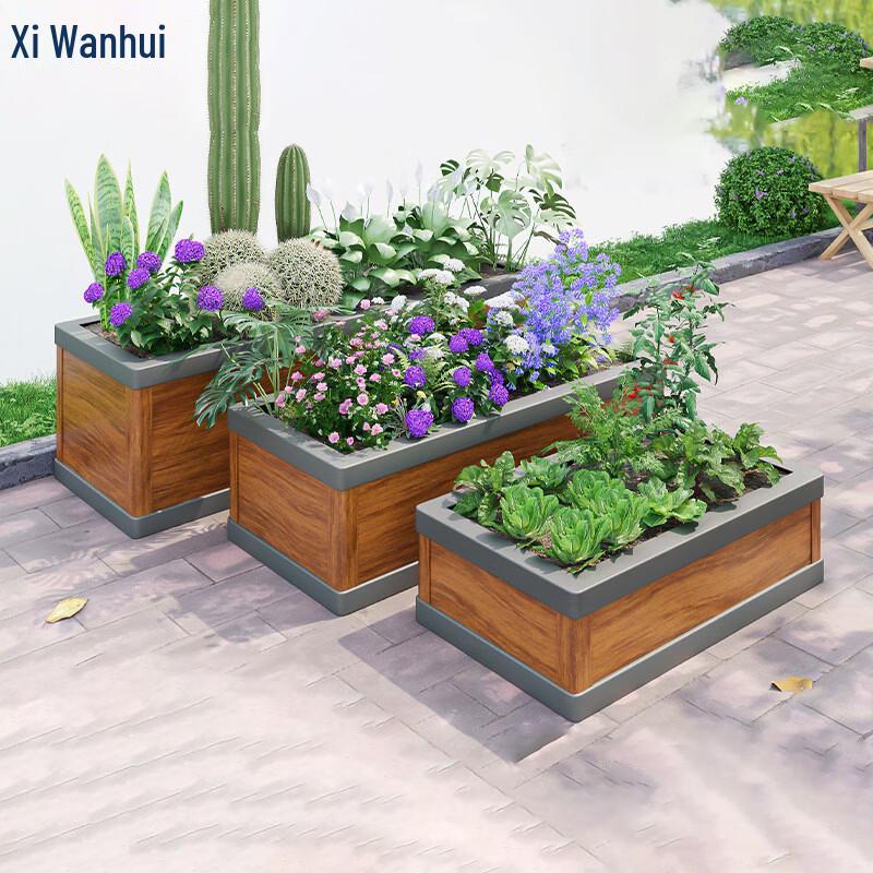 XWH Outdoor Wooden Planter Box