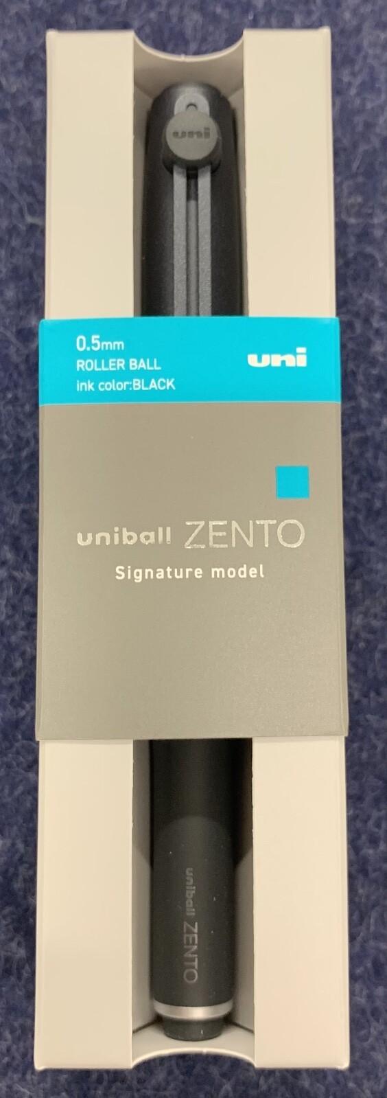 

Mitsubishi Pencil Uniball Zento Модель для подписи Металлический черный 0,5 мм