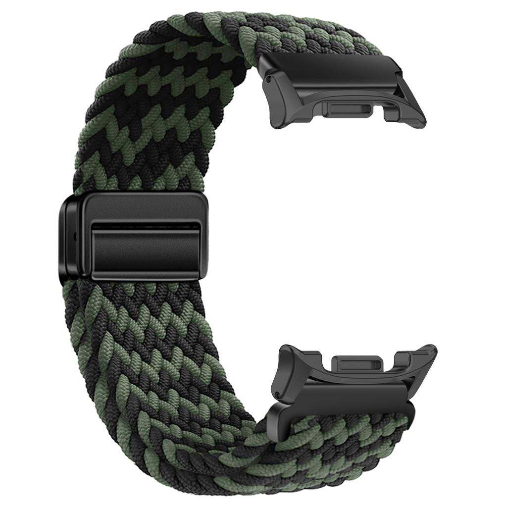 Braided Nylon Band for Samsung Galaxy Watch 8/8 Classic 46mm Magnetic Buckle for Galaxy Ultra 2025/7 47mm Colorful Sport Strap