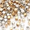 200pcs/lot Smooth Round Corner Square CCB Beads Big Hole Loose Spacer Beads For Jewelry Making DIY Bracelet Necklace Accessories